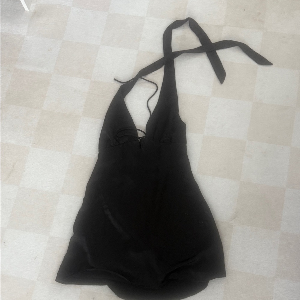 Princess Polly Black Backless Dress